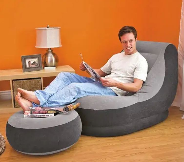 Intex fotelja sa tabureom na naduvavanje