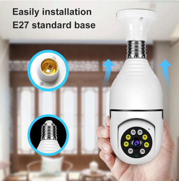 WiFi 360° sijalica-kamera FULL HD